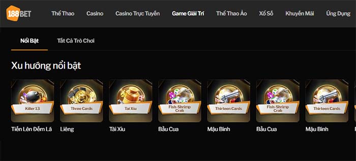 Nhà cái uy tín 188bet